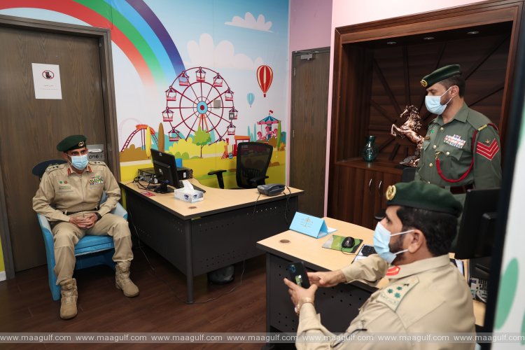 Al Marri inspects Al Rifaa Police Station